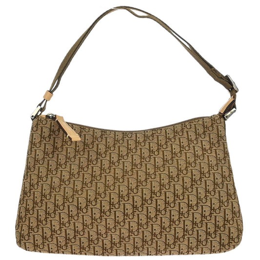 Christian Dior Beige Canvas Trotter Handbag