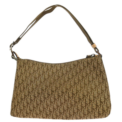 Christian Dior Beige Canvas Trotter Handbag