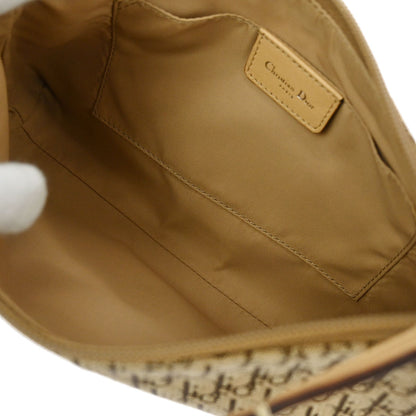 Christian Dior Beige Canvas Trotter Handbag