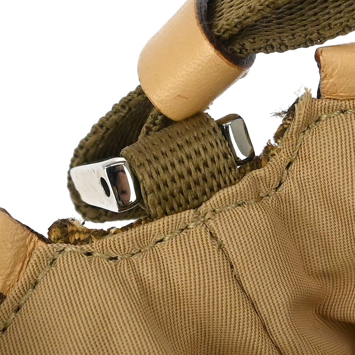 Christian Dior Beige Canvas Trotter Handbag