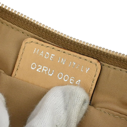 Christian Dior Beige Canvas Trotter Handbag
