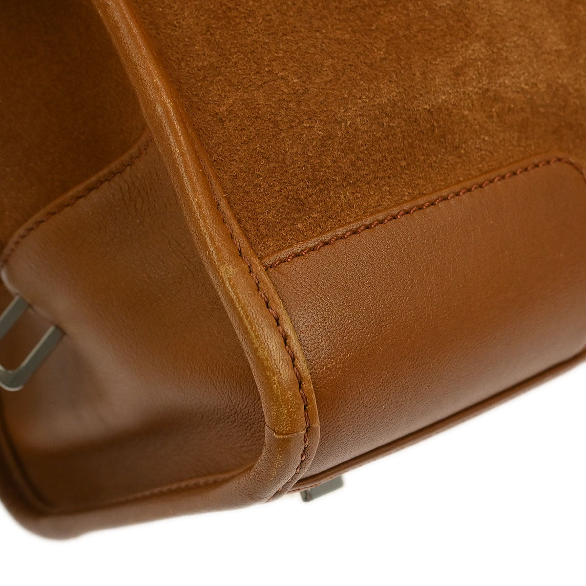 Loewe Brown Suede Amazona 28 Handbag