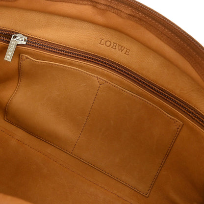 Loewe Brown Suede Amazona 28 Handbag