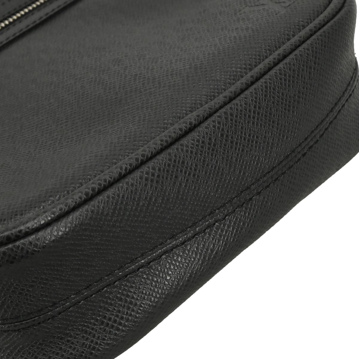 Louis Vuitton Black Taiga Dimitri Shoulder Bag M32462