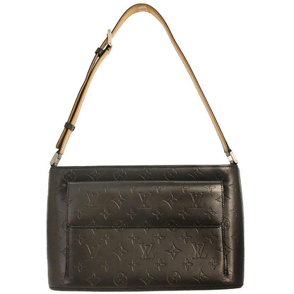 Louis Vuitton Black Monogram Mat Alston Shoulder Bag M55122