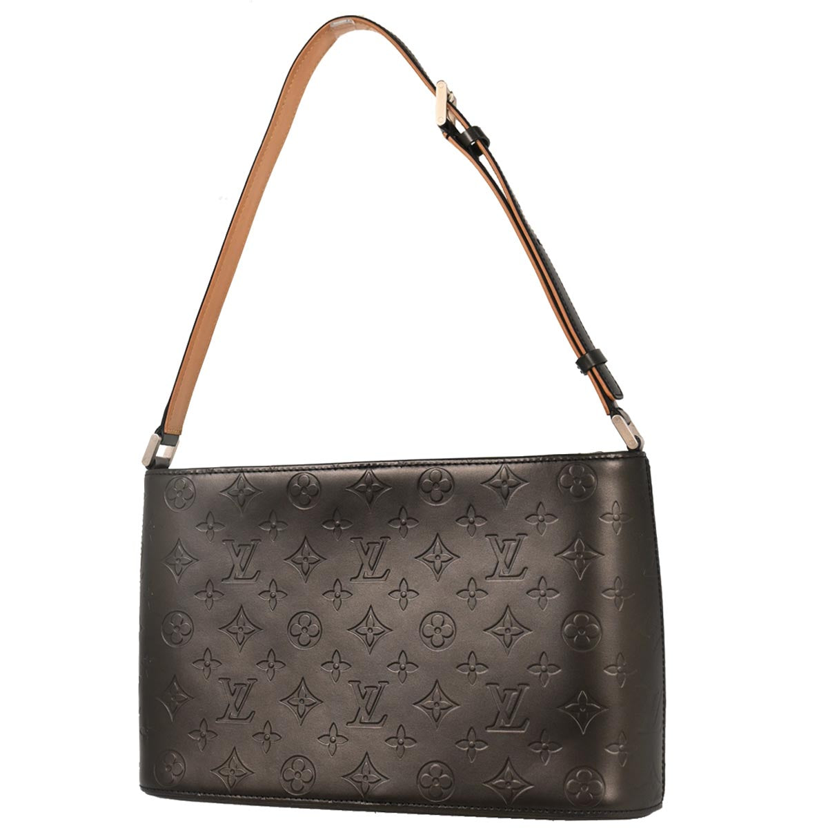 Louis Vuitton Black Monogram Mat Alston Shoulder Bag M55122