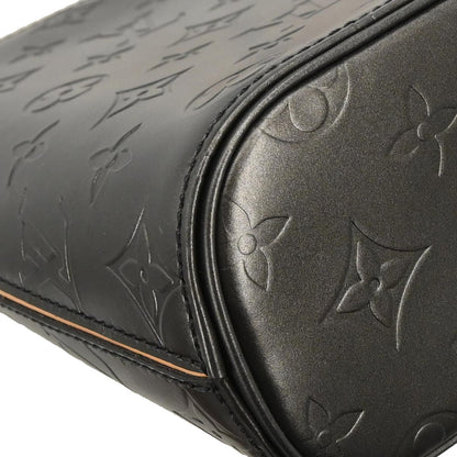 Louis Vuitton Black Monogram Mat Alston Shoulder Bag M55122