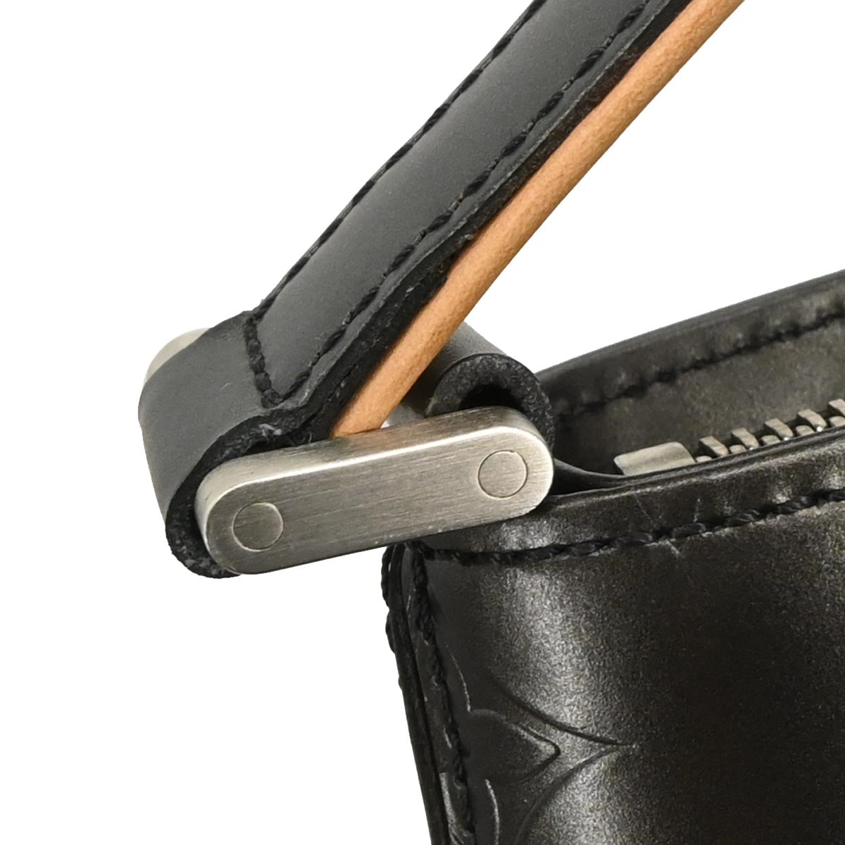 Louis Vuitton Black Monogram Mat Alston Shoulder Bag M55122