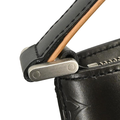 Louis Vuitton Black Monogram Mat Alston Shoulder Bag M55122