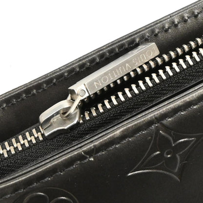 Louis Vuitton Black Monogram Mat Alston Shoulder Bag M55122