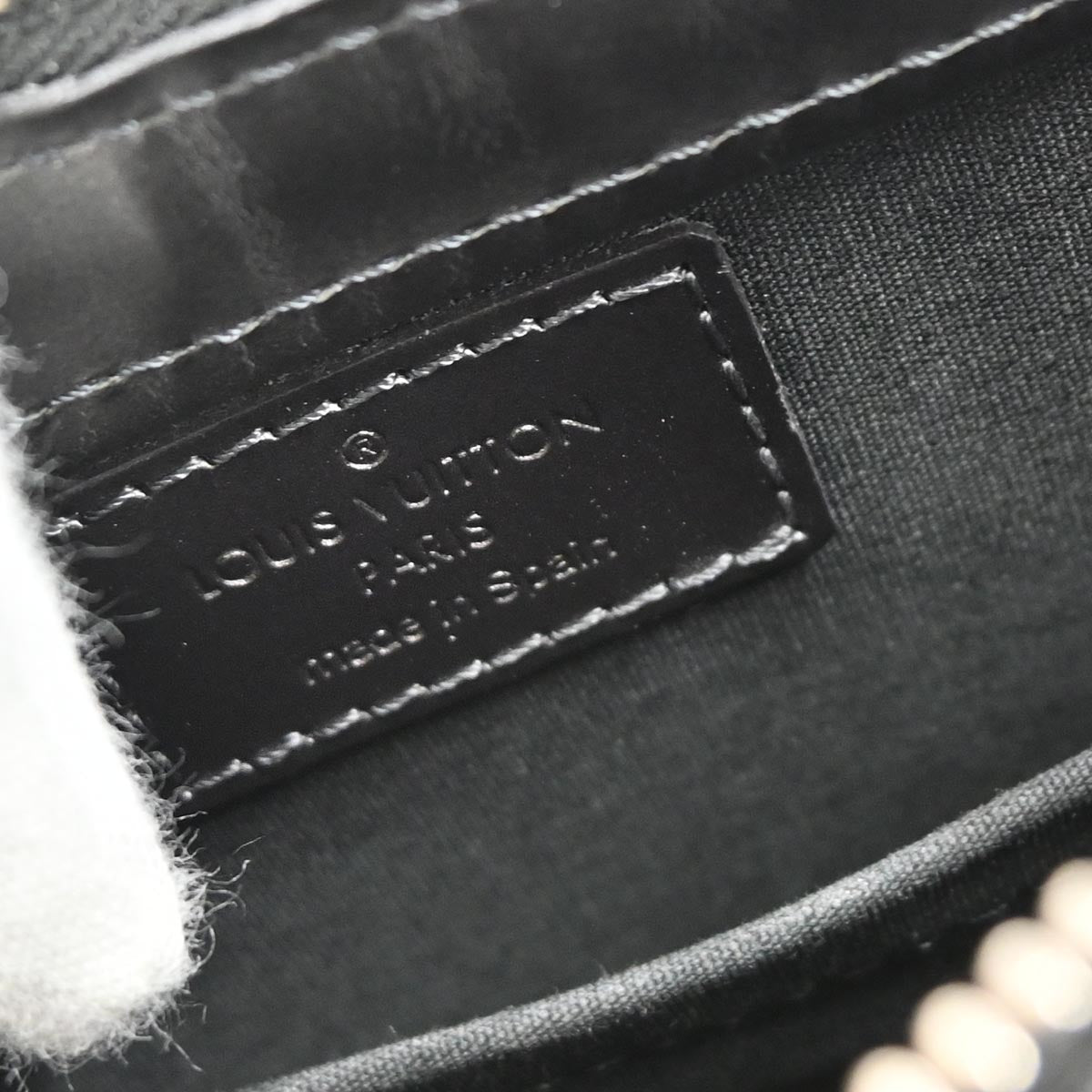 Louis Vuitton Black Monogram Mat Alston Shoulder Bag M55122