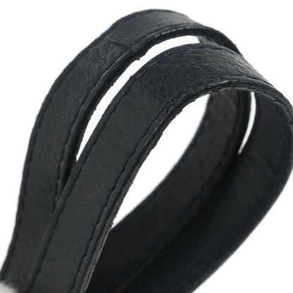 Bottega Veneta Navy Lambskin Intrecciato Shoulder Bag