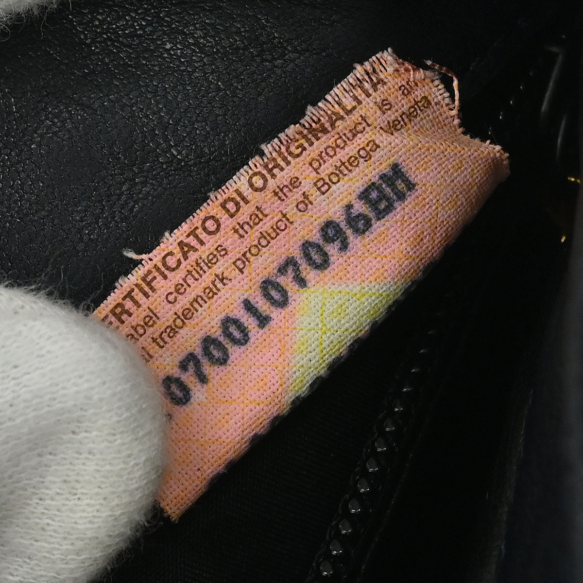 Bottega Veneta Navy Lambskin Intrecciato Shoulder Bag