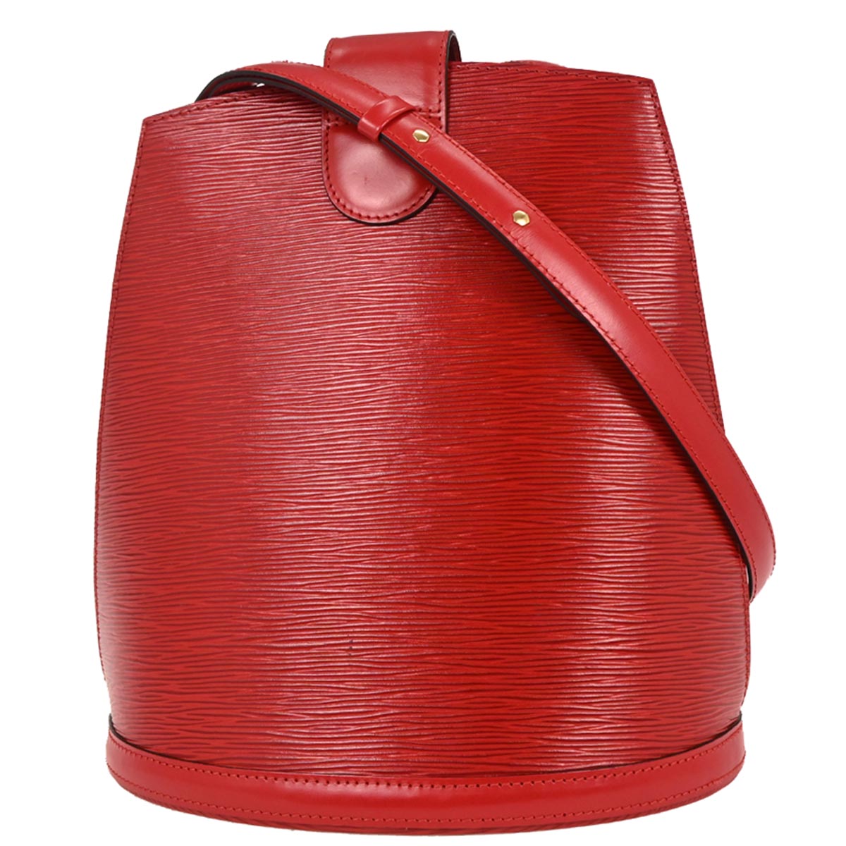 Louis Vuitton Red Epi Cluny Shoulder Bag M52257