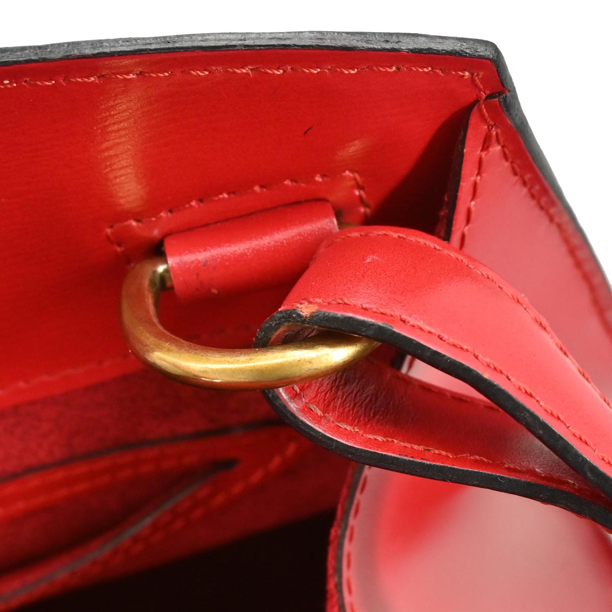 Louis Vuitton Red Epi Cluny Shoulder Bag M52257