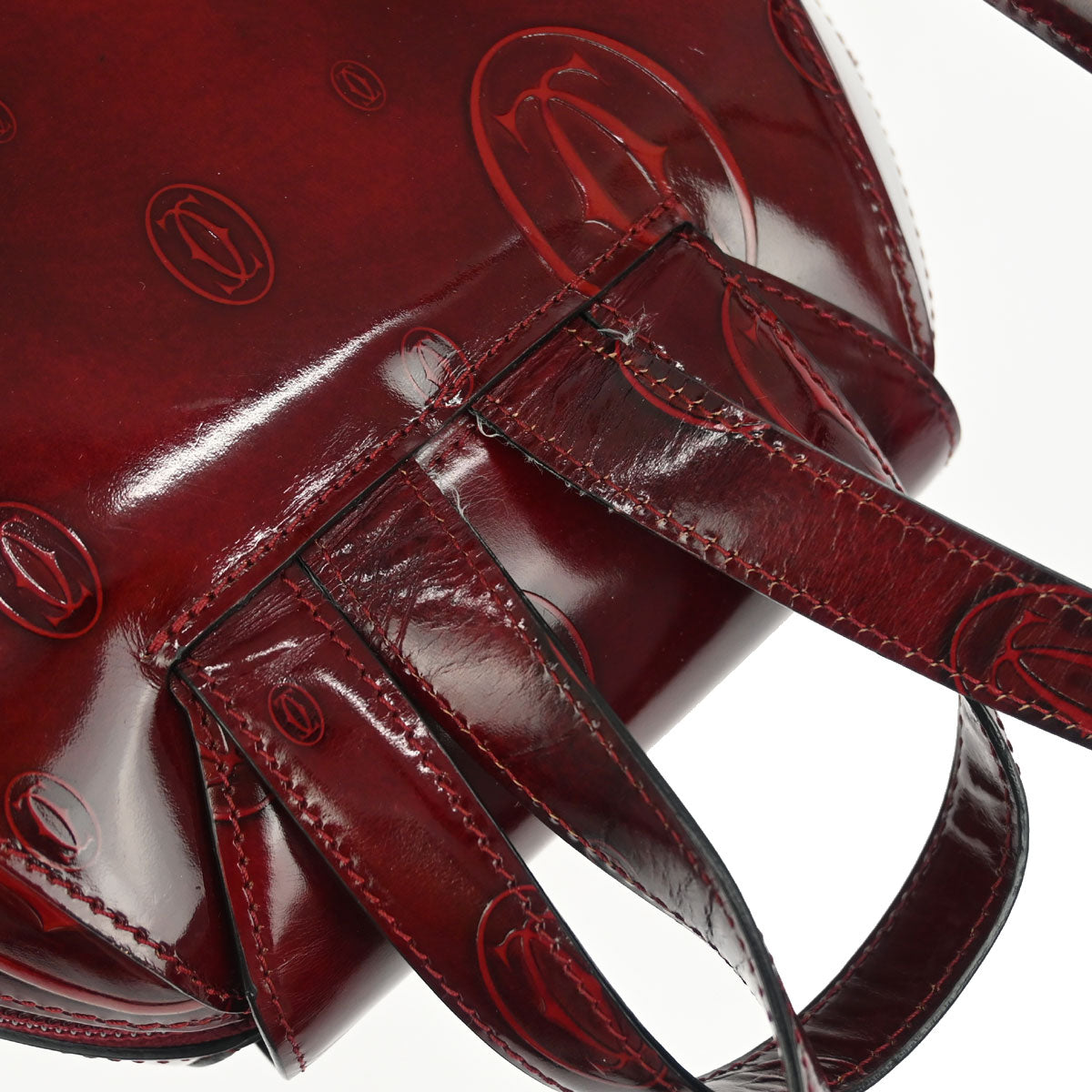 Cartier Bordeaux Patent Leather Happy Birthday Backpack