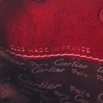 Cartier Bordeaux Patent Leather Happy Birthday Backpack