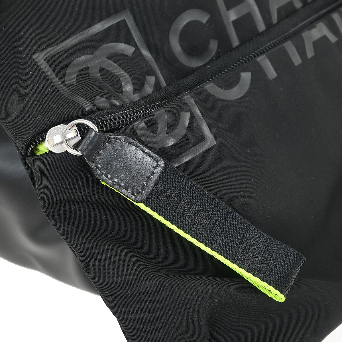 Chanel 2004-2005 Black Nylon Sport Line Shoulder Bag