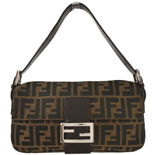 Fendi Brown Zucca Baguette Handbag