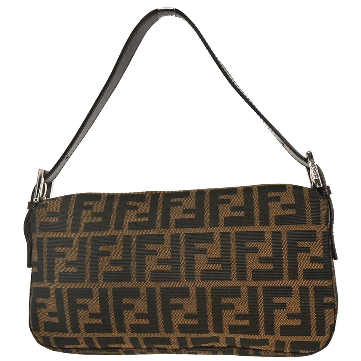 Fendi Brown Zucca Baguette Handbag