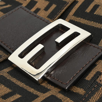 Fendi Brown Zucca Baguette Handbag