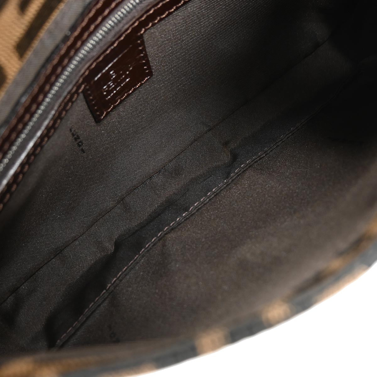 Fendi Brown Zucca Baguette Handbag