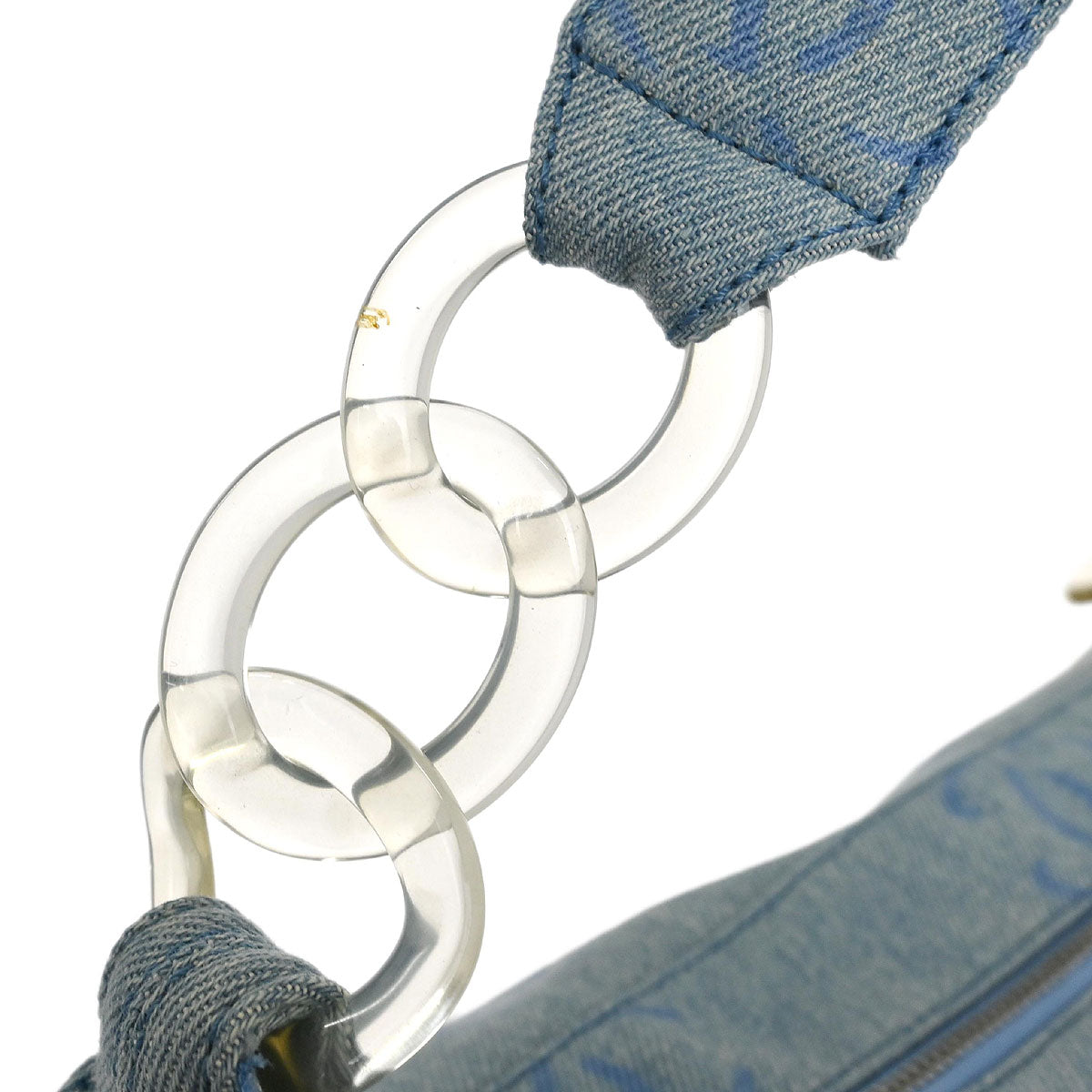 Chanel 2001-2003 Blue Denim Handbag