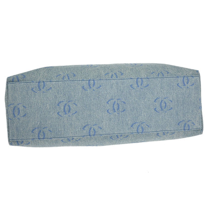 Chanel 2001-2003 Blue Denim Handbag