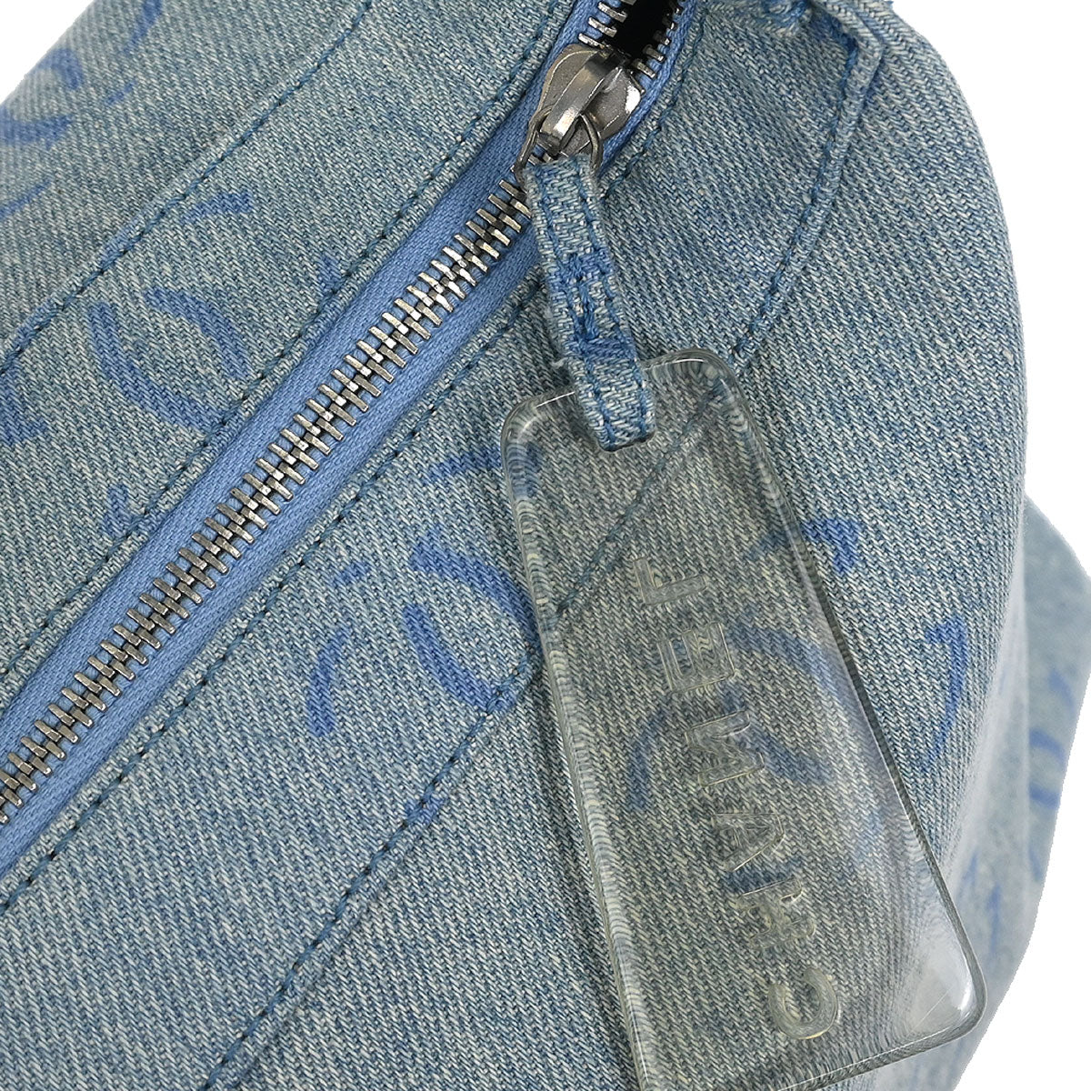 Chanel 2001-2003 Blue Denim Handbag