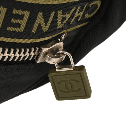 Chanel 2005-2006 Black Nylon Sport Line Duffle Handbag