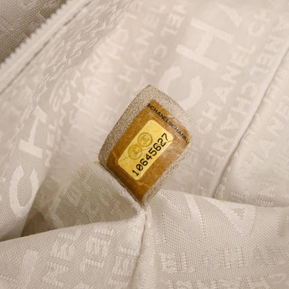 Chanel 2005-2006 Pink Canvas Valentine Chain Shoulder Bag