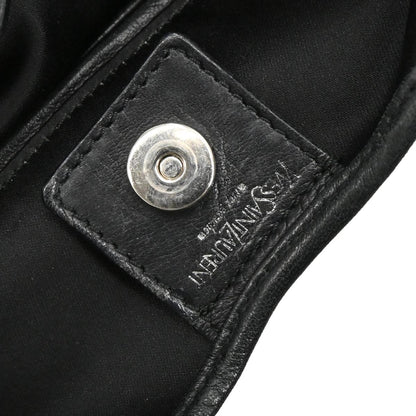 Yves Saint Laurent Black Nylon Rive Gauche Mombasa Handbag