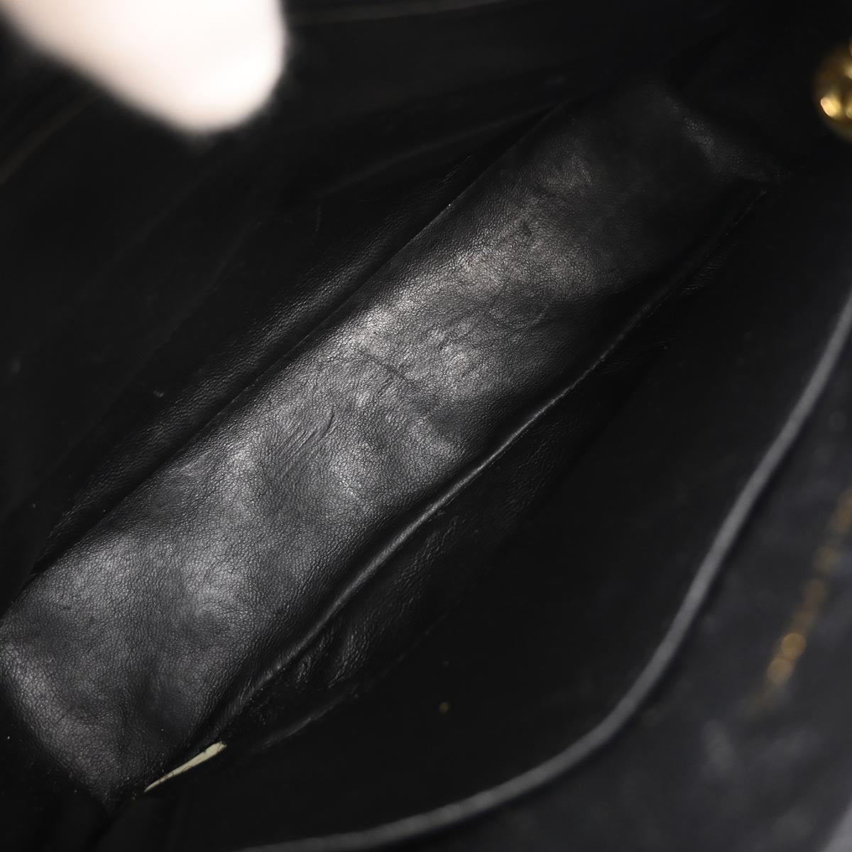 Chanel 1996-1997 Black Caviar Camera Bag Small