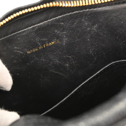 Chanel 1996-1997 Black Caviar Camera Bag Small