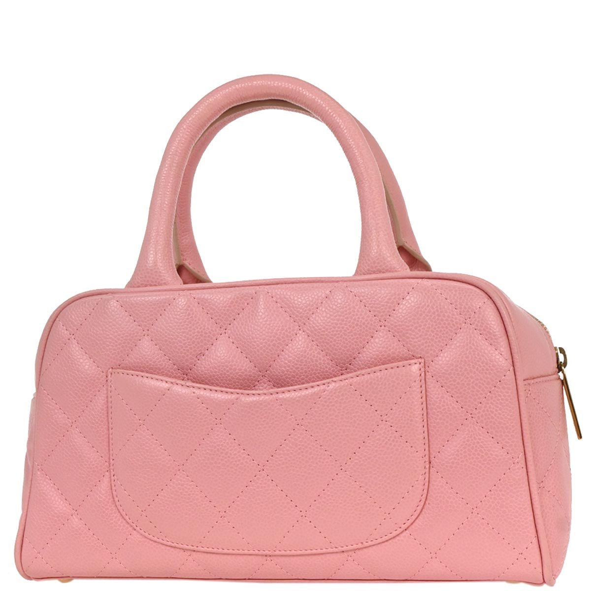 Chanel 2004-2005 Pink Caviar Bowling Bag