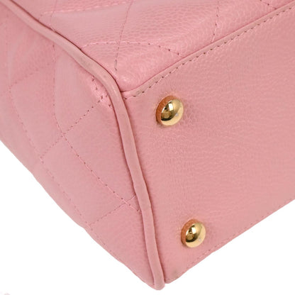 Chanel 2004-2005 Pink Caviar Bowling Bag