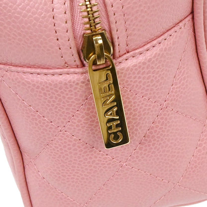 Chanel 2004-2005 Pink Caviar Bowling Bag