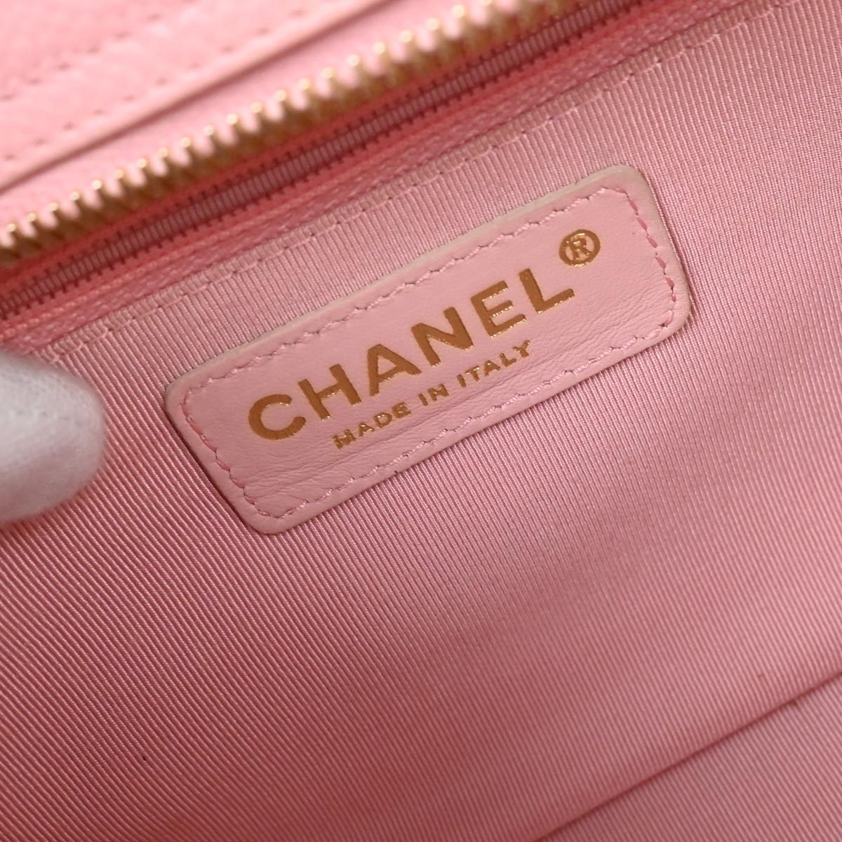 Chanel 2004-2005 Pink Caviar Bowling Bag