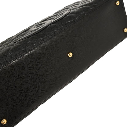 Chanel 2003-2004 Black Caviar Bowling Bag