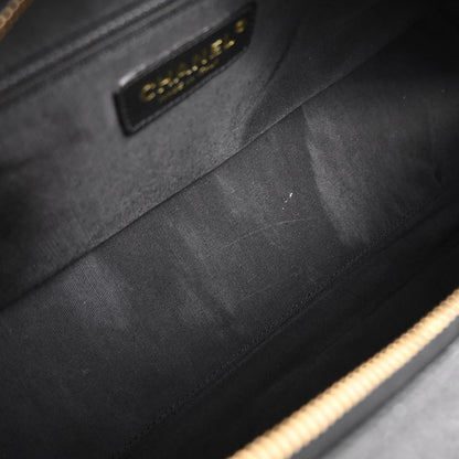 Chanel 2003-2004 Black Caviar Bowling Bag