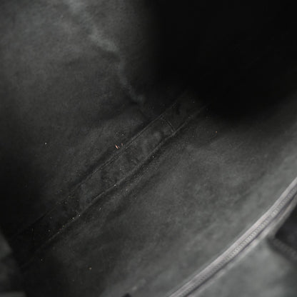 Yves Saint Laurent Black Leather Rive Gauche Mombasa Handbag