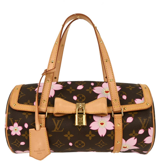 Louis Vuitton Monogram Cherry Blossom Papillon Handbag M92009