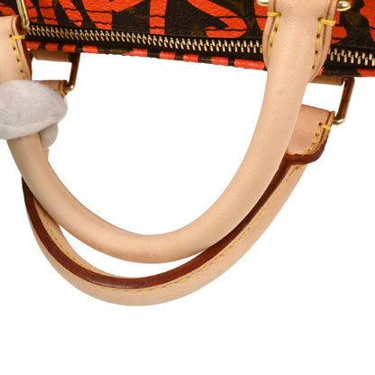 Louis Vuitton Orange Monogram Graffiti Speedy 30 Handbag M93705