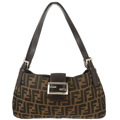 Fendi Brown Canvas Zucca Handbag