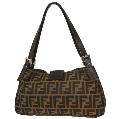 Fendi Brown Canvas Zucca Handbag