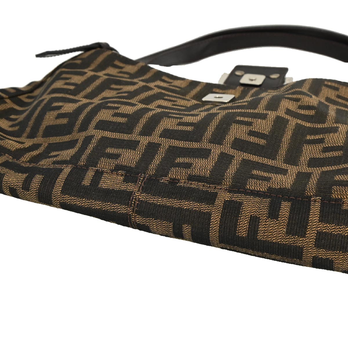 Fendi Brown Canvas Zucca Handbag