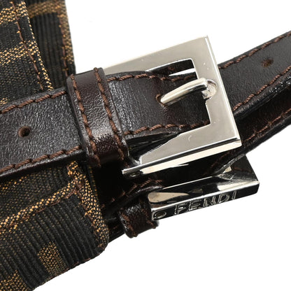 Fendi Brown Canvas Zucca Handbag