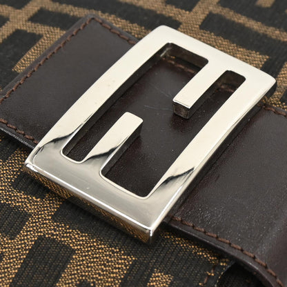 Fendi Brown Canvas Zucca Handbag