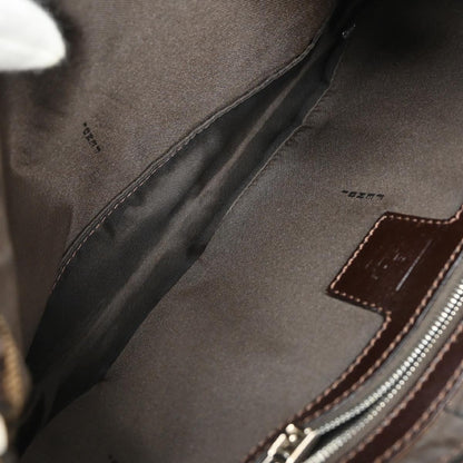 Fendi Brown Canvas Zucca Handbag