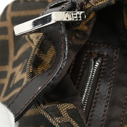 Fendi Brown Canvas Zucca Handbag
